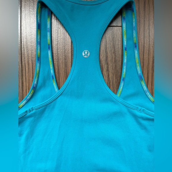 LULULEMON Vintage Cool Racerback turquoise size 4 - Picture 7 of 7